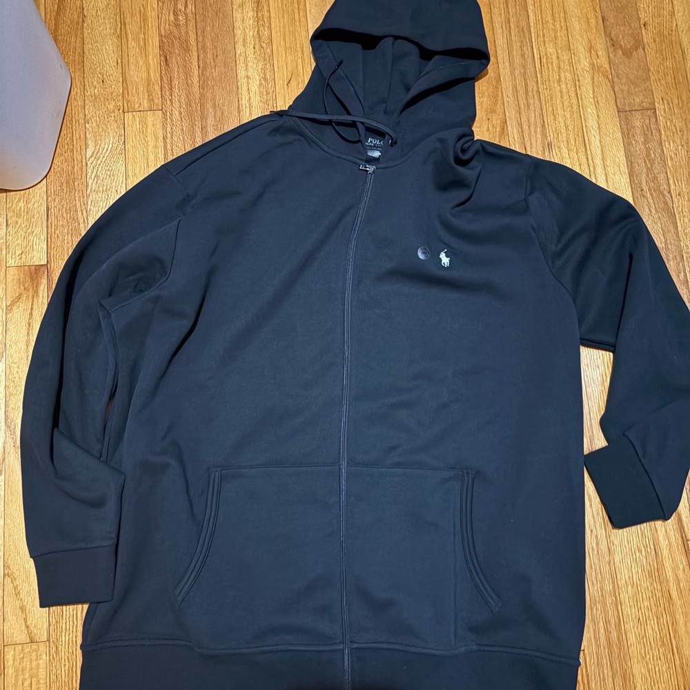 Ralph Lauren Men's Black Zip-Up Sweater - Picture 2 of 4